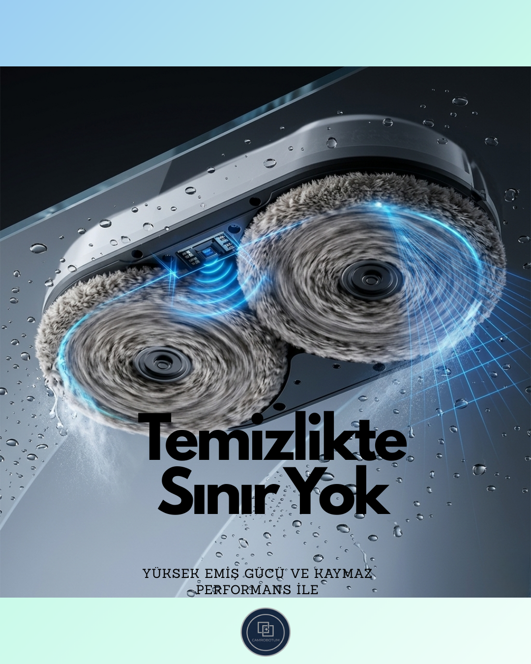 Camrobotum - Akıllı Vakumlu Cam Silme Robotu
